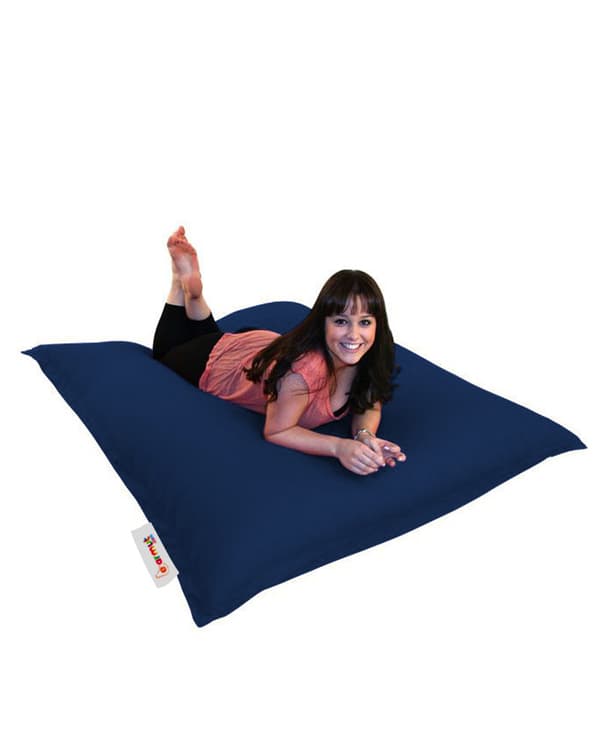 Garden Bean Bag Pute Puff 100x100 - Mørkeblå