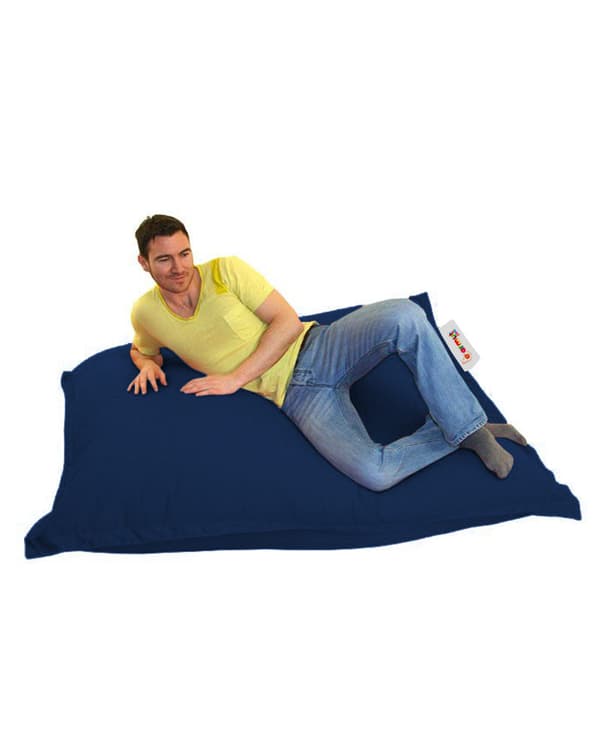 Garden Bean Bag Pute Puff 100x100 - Mørkeblå