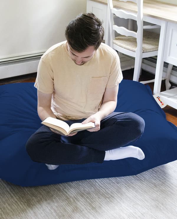 Garden Bean Bag Pute Puff 100x100 - Mørkeblå
