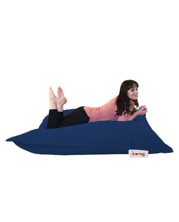 Garden Bean Bag Pute Puff 100x100 - Mørkeblå