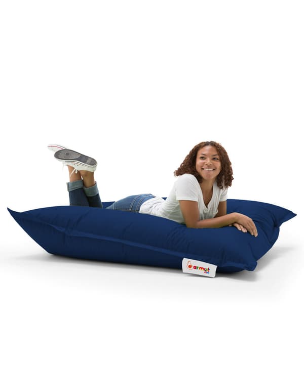 Garden Bean Bag Pute Puff 100x100 - Mørkeblå