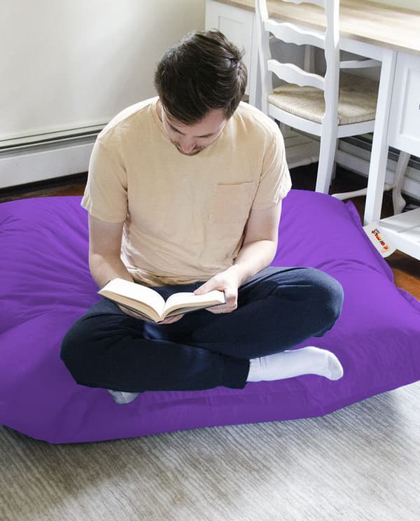 Garden Bean Bag Pute Puff 100x100 - Lilla