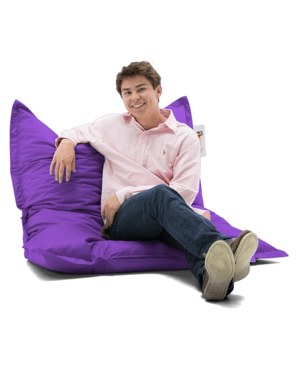 Garden Bean Bag Pute Puff 100x100 - Lilla