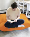 Miniatyrbilde 7 av 8: Garden Bean Bag Pute Puff 100x100 - Oransje
