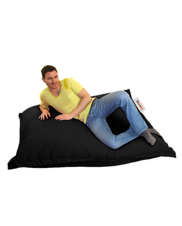 Garden Bean Bag Pute Puff 100x100 - Svart