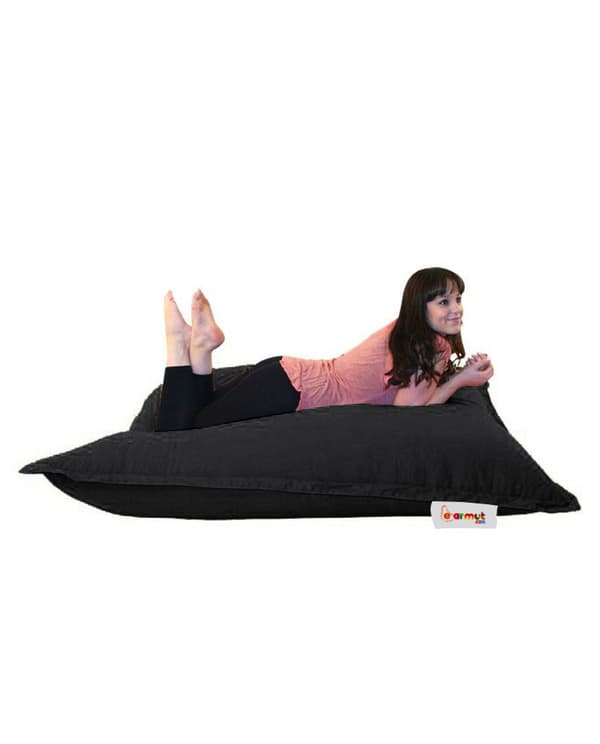 Garden Bean Bag Pute Puff 100x100 - Svart