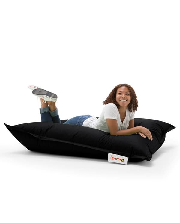 Garden Bean Bag Pute Puff 100x100 - Svart