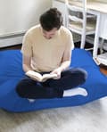 Miniatyrbilde 7 av 8: Garden Bean Bag Pute Puff 100x100 - Blå
