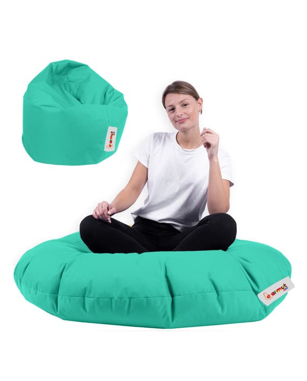Garden Bean Bag Iyzi 100 Cushion Puf - Turkis