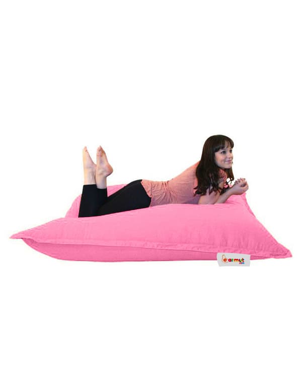 Garden Bean Bag Pute Puff 100x100 - Rosa