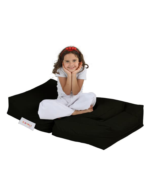 Garden Bean Bag Kids Single Seat Puff - Svart