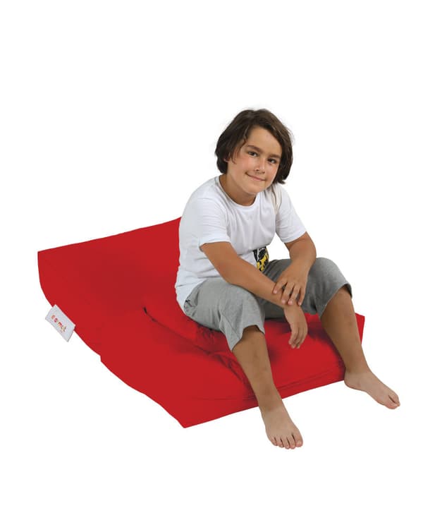 Garden Bean Bag Kids Single Seat Puff - Rød