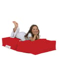 Miniatyrbilde 6 av 9: Garden Bean Bag Kids Single Seat Puff - Rød