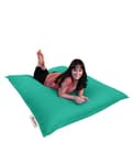 Miniatyrbild 5 av 8: Trädgård Bean Bag Kudde Puff 100x100 - Turkos