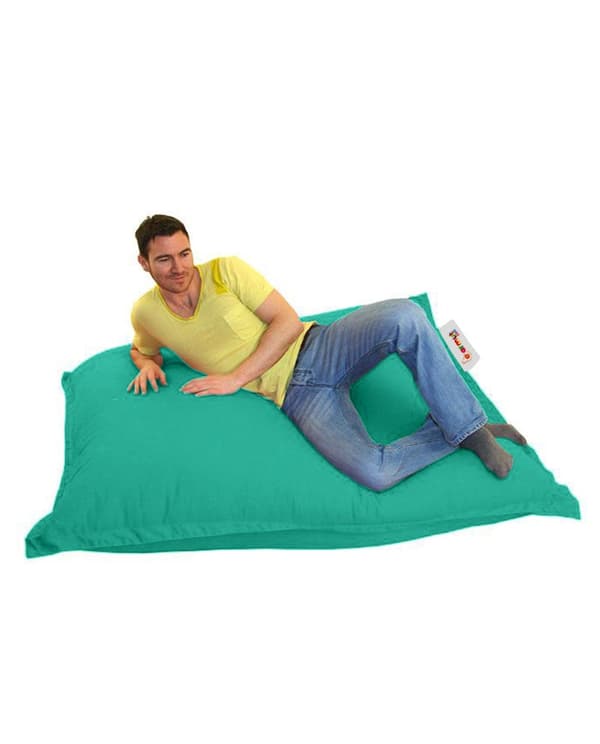 Trädgård Bean Bag Kudde Puff 100x100 - Turkos