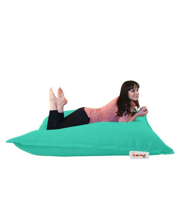 Trädgård Bean Bag Kudde Puff 100x100 - Turkos