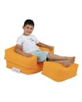 Miniatyrbilde 2 av 9: Garden Bean Bag Kids Single Seat Puff - Oransje