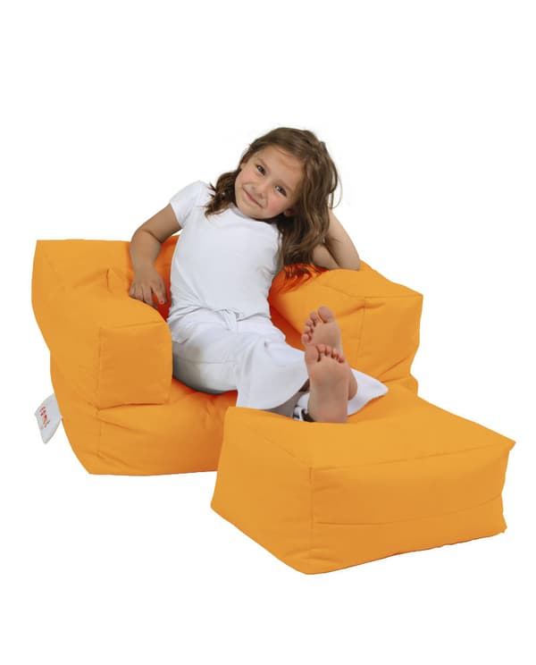 Garden Bean Bag Kids Single Seat Puff - Oransje