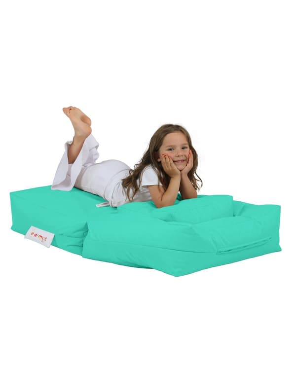 Garden Bean Bag Kids Single Seat Puff - Turkis