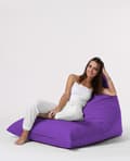 Miniatyrbilde 4 av 9: Garden Bean Bag Pyramid Big Bed Puf - Lilla