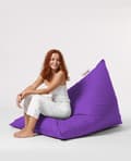 Miniatyrbilde 8 av 9: Garden Bean Bag Pyramid Big Bed Puf - Lilla