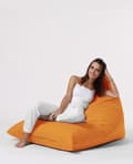 Miniatyrbilde 4 av 9: Garden Bean Bag Pyramid Big Bed Puf - Oransje