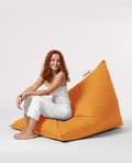 Miniatyrbilde 8 av 9: Garden Bean Bag Pyramid Big Bed Puf - Oransje