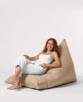 Miniatyrbilde 7 av 9: Garden Bean Bag Pyramid Big Bed Puf - Mink