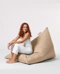 Miniatyrbilde 8 av 9: Garden Bean Bag Pyramid Big Bed Puf - Mink