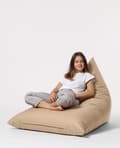 Miniatyrbilde 1 av 9: Garden Bean Bag Pyramid Big Bed Puf - Mink