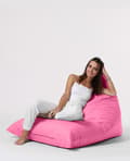 Miniatyrbilde 4 av 9: Garden Bean Bag Pyramid Big Bed Puf - Rosa