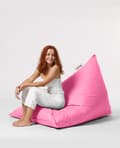 Miniatyrbilde 8 av 9: Garden Bean Bag Pyramid Big Bed Puf - Rosa