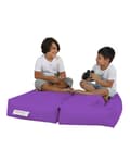 Miniatyrbilde 5 av 9: Garden Bean Bag Kids Dobbel Sete Puff - Lilla