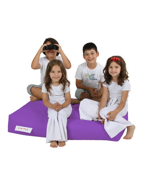 Garden Bean Bag Kids Dobbel Sete Puff - Lilla