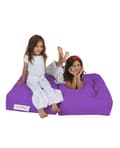 Miniatyrbilde 7 av 9: Garden Bean Bag Kids Dobbel Sete Puff - Lilla