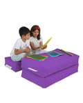 Miniatyrbilde 8 av 9: Garden Bean Bag Kids Dobbel Sete Puff - Lilla