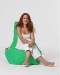 Miniatyrbild 4 av 5: Garden Bean Bag Diamond - Grön