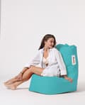 Miniatyrbilde 6 av 9: Garden Bean Bag Diamond - Turkis