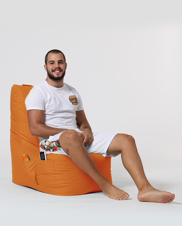 Garden Bean Bag Diamond - Oransje
