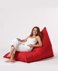 Miniatyrbilde 7 av 9: Garden Bean Bag Pyramid Big Bed Puf - Rød