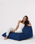 Pikkukuva 4 / 9: Garden Bean Bag Pyramid Big Bed Pouf - tummansininen