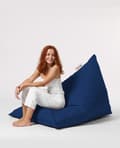 Pikkukuva 8 / 9: Garden Bean Bag Pyramid Big Bed Pouf - tummansininen