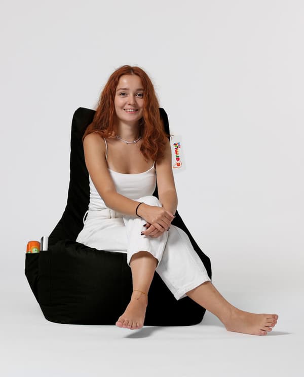 Garden Bean Bag Diamond - Svart