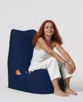 Miniatyrbilde 5 av 9: Garden Bean Bag Diamond - Mørkeblå