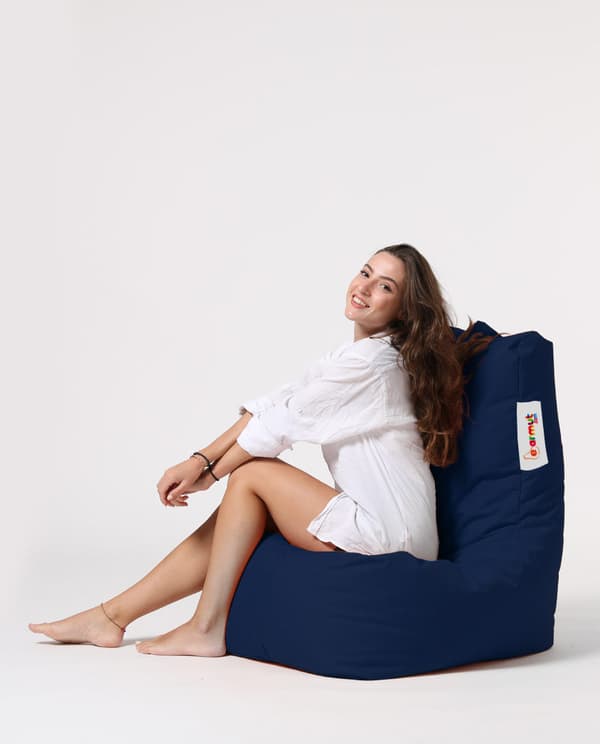 Garden Bean Bag Diamond - Mørkeblå