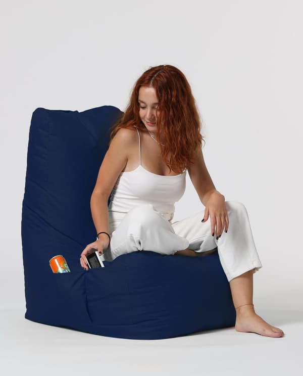 Garden Bean Bag Diamond - Mørkeblå