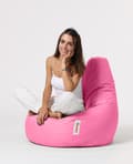 Miniatyrbilde 1 av 8: Garden Bean Bag Drop L - Rosa