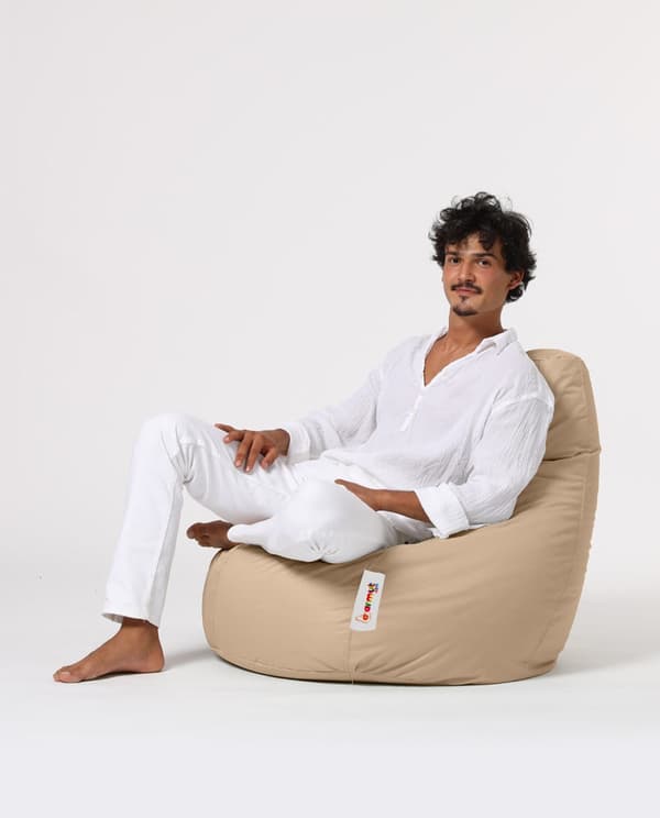 Garden Bean Bag Drop L - Mink