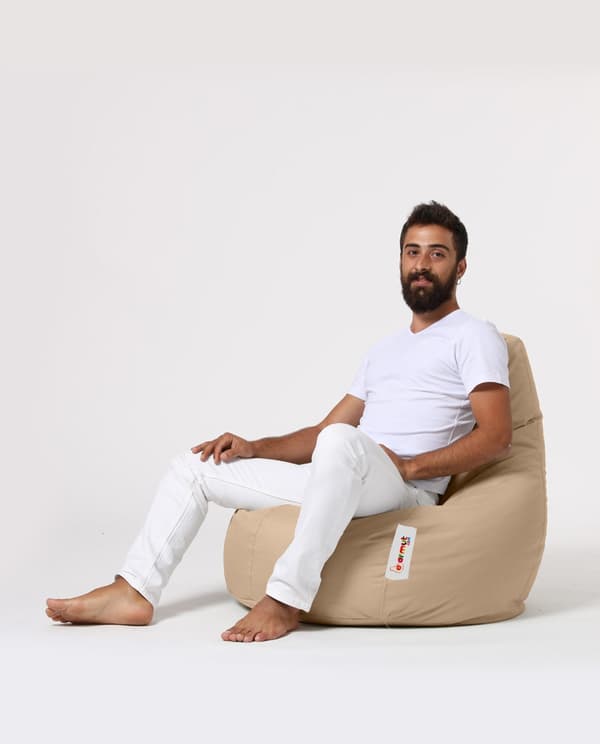Garden Bean Bag Drop L - Mink