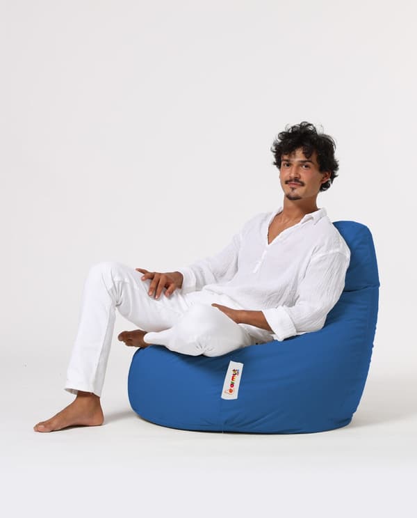 Garden Bean Bag Drop L - Blå